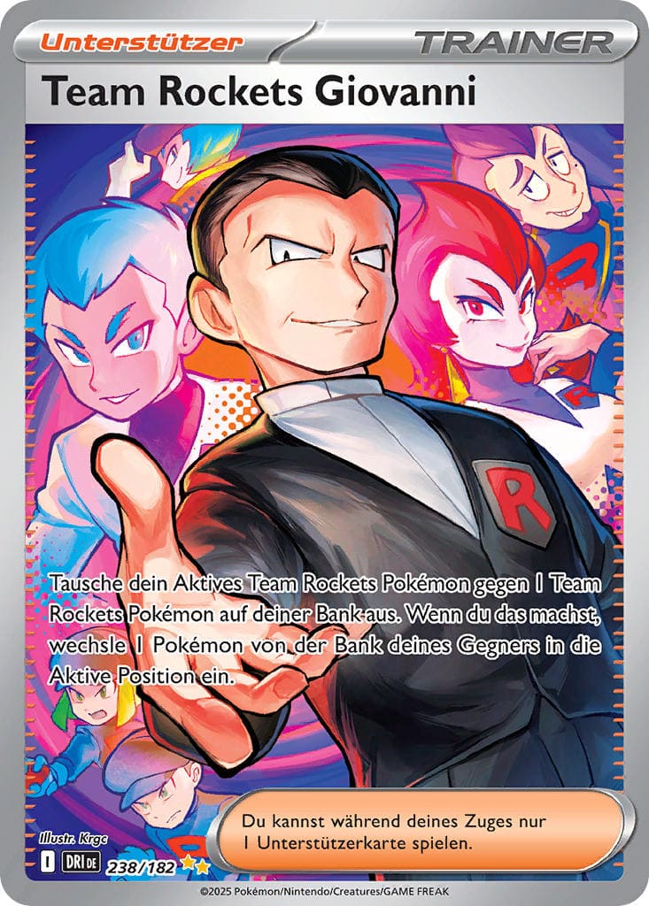 Team Rockets Giovanni – 238/182