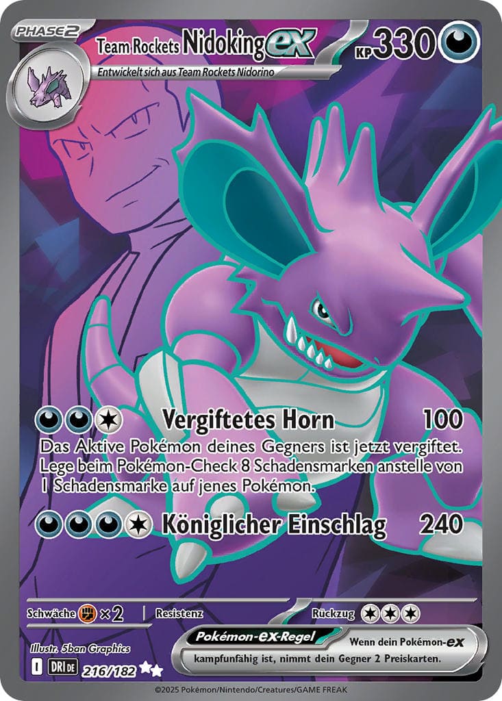 Team Rockets Nidoking-ex – 216/182