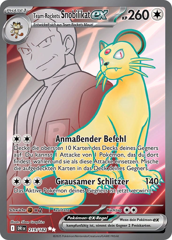 Team Rockets Snobilikat-ex – 219/182