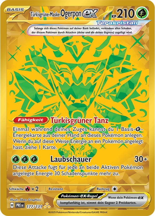 TÃ¼rkisgrÃ¼ne-Maske-Ogerpon-ex 177/131