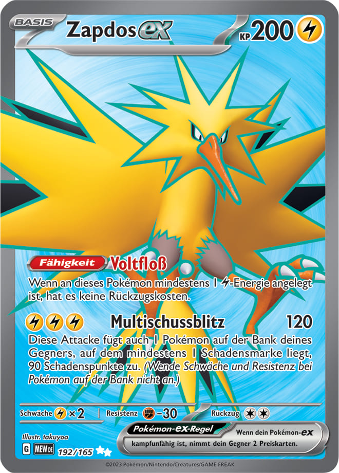 Zapdos-ex – 192/165