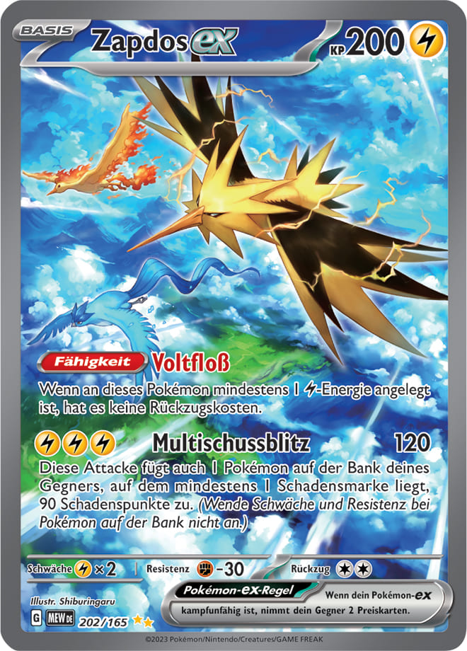 Zapdos-ex – 202/165